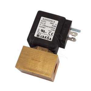 Elektrozawór Jakša D221 0-35bar G1/4'' FPM inox 24V AC (320263)