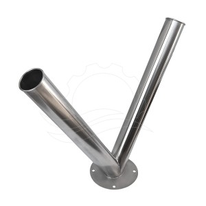 Schowek na lance podwójny stojący typ V 70mm