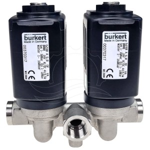 Elektrozawór Bürkert 6240 1-160bar G3/8'' DF VA 24V AC/DC