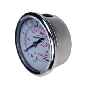Manometr glicerynowy 0-10bar 63mm (przył. tylne)