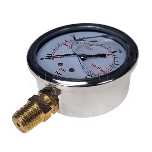Manometr glicerynowy 0-16bar 63mm (przył. dolne)