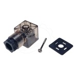 Wtyczka elektrozaworu 24V typ A podświetlana