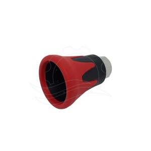 Osłona dyszy R+M ST-10 czerwono-czarna G1/4'' (inox)