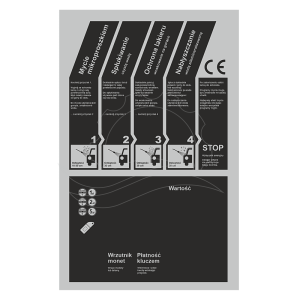 Naklejka Ehrle 556x867mm (wzór ES-W-4X-1.0)